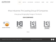 Tablet Screenshot of khasindustries.com